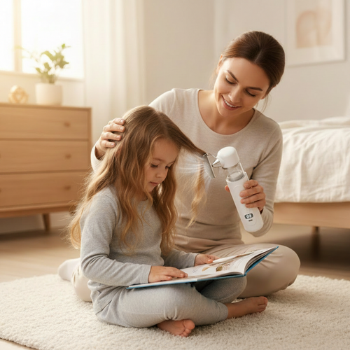 NexLice Electric Lice Comb with Vacuum Suction — Chemical-Free, Mess-Free Lice Removal